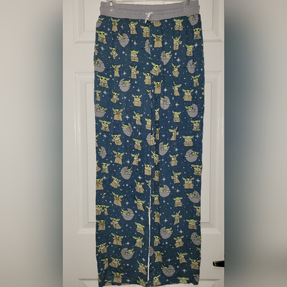 Men's Small Little Sleepies Grogu Pajama Pants